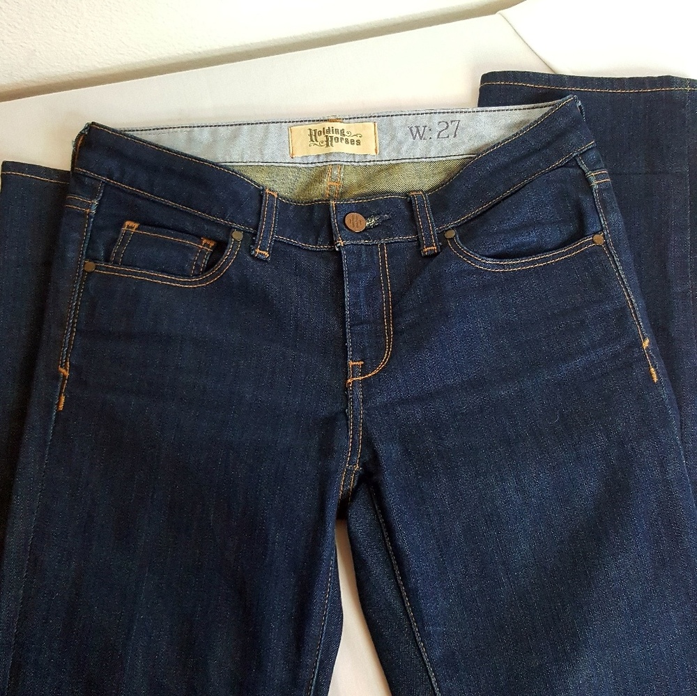 Holding Horses dark wash straight leg Jeans 27